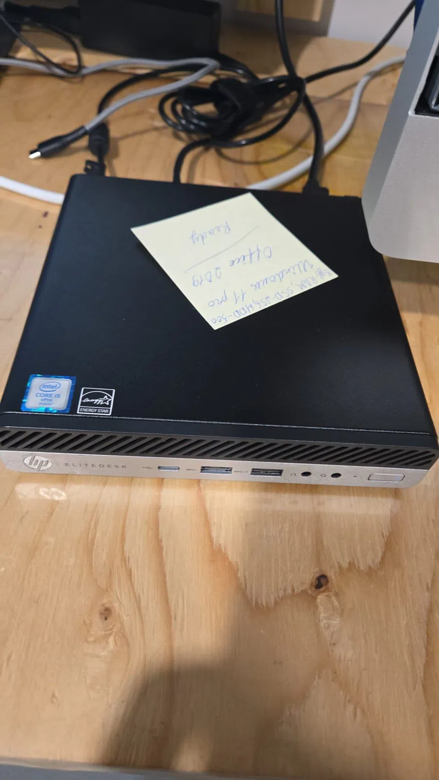 HP EliteDesk Mini Masaüstü Kompüter — şəkil 1