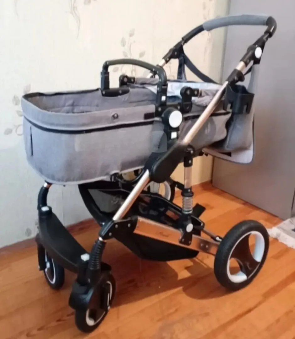 Unisex stroller, Gray color - Tenderyard