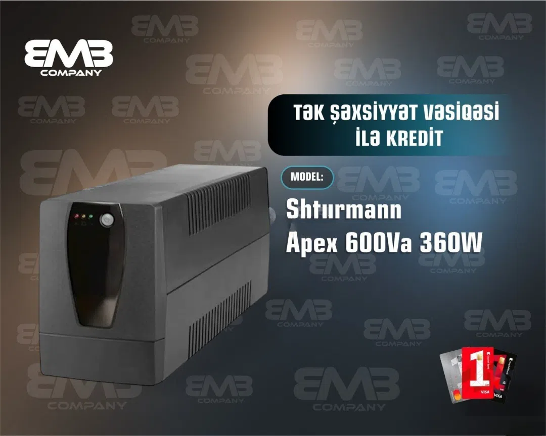 Shturmann Apex 600Va 360W UPS - Tenderyard