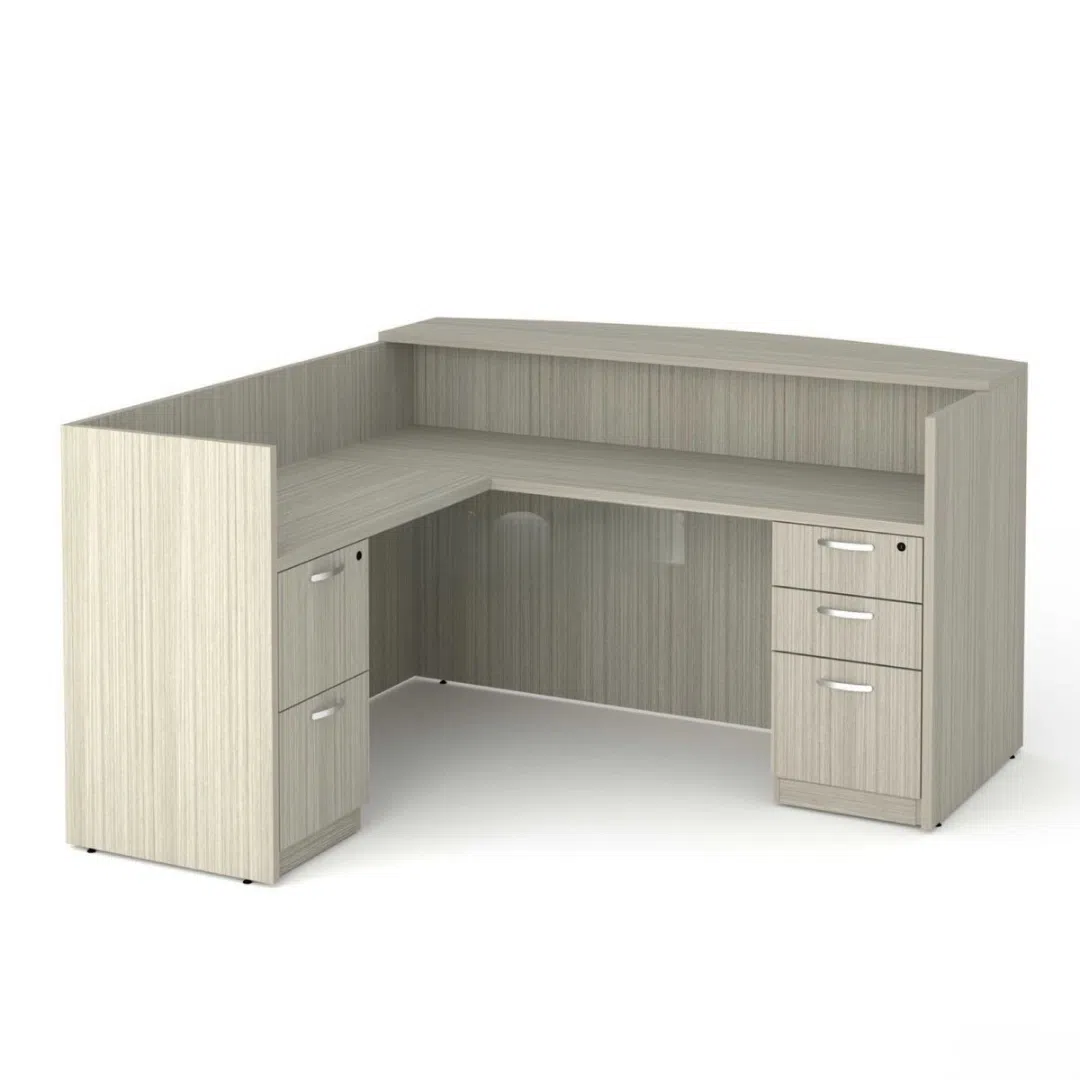 Grey Reception desk - Tenderyard