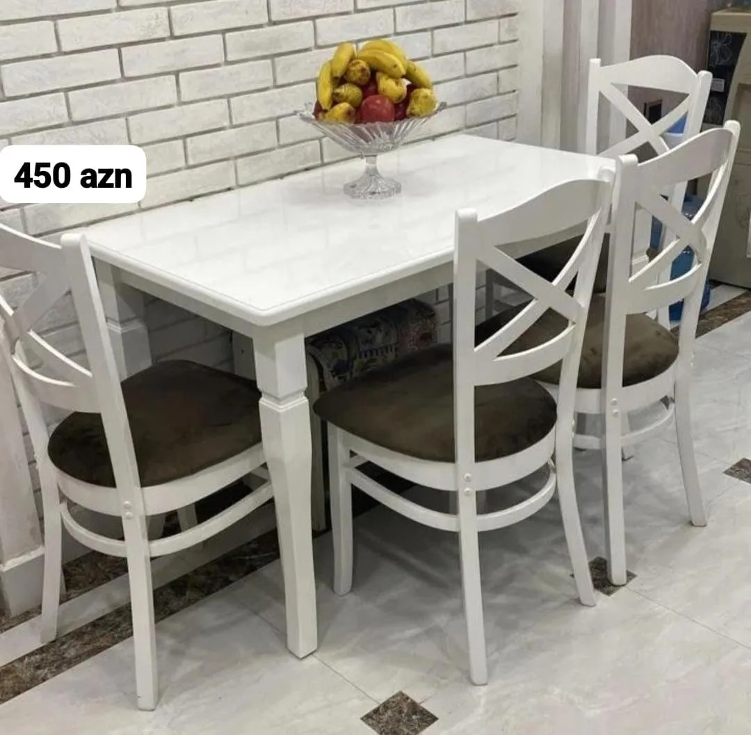 Kitchen furniture set White color - Tenderyard