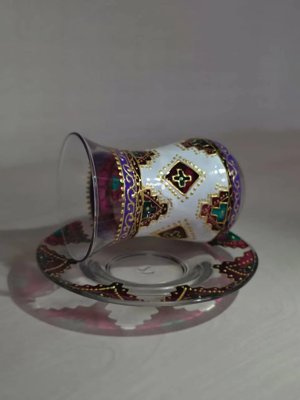 Fincan-stəkan Şüşə material — şəkil 2
