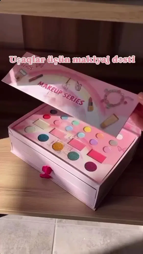 Uşaqlar üçün kosmetik oyuncaq makiyaj dəsti — şəkil 5