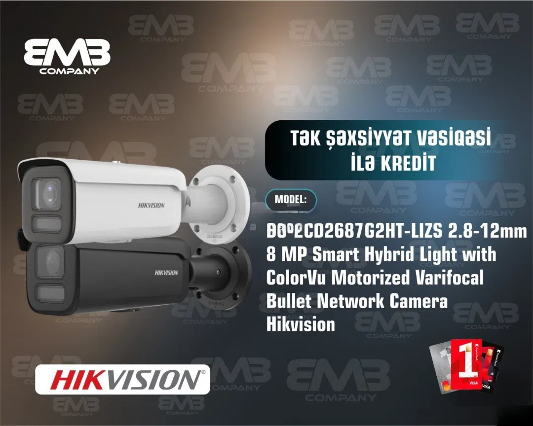Hikvision DS-2CD2687G2HT-LIZS Təhlükəsizlik Kamerası