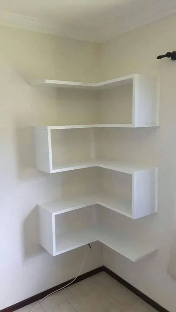 MDF material shelf, White color - Tenderyard