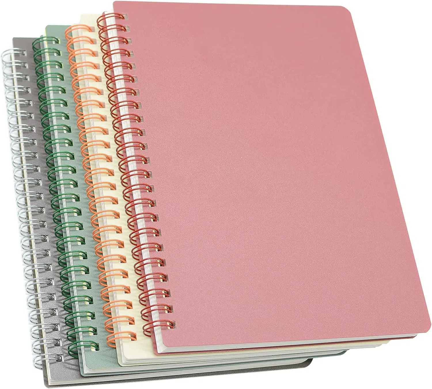 Spiral bloknotlar dəsti (pastel rənglərdə) — şəkil 1