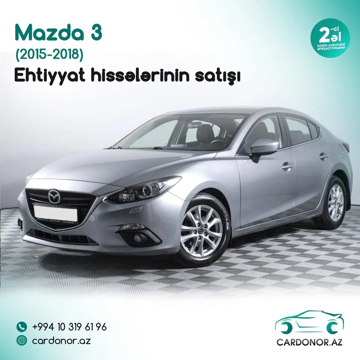 Spare parts for Mazda 3 (2015-2018) - Tenderyard