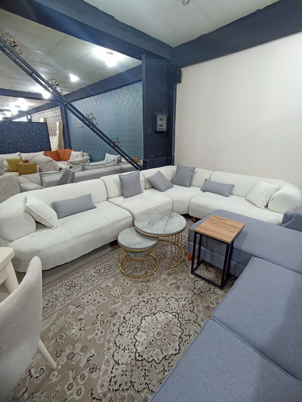 Living room set White color - Tenderyard