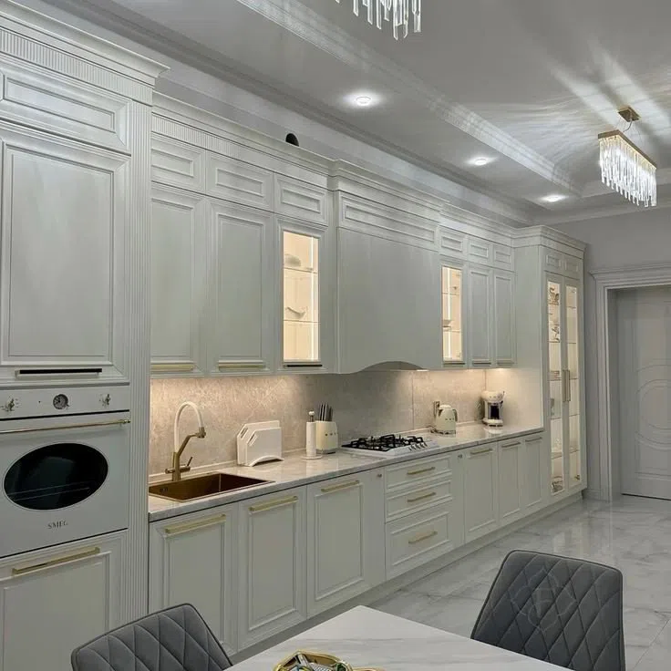 Kitchen furniture set White color - Tenderyard