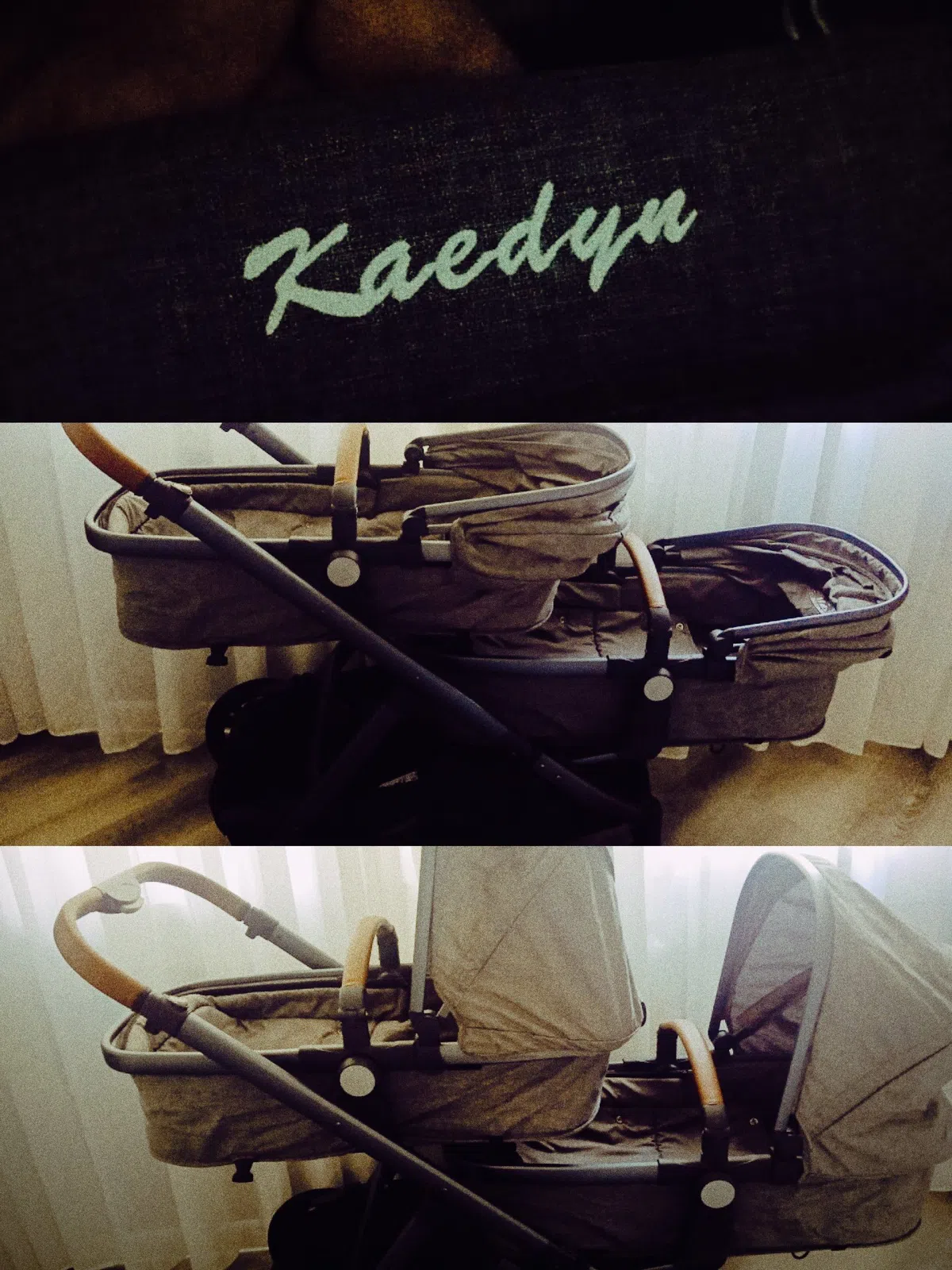 Baby boy stroller, Gray color - Tenderyard