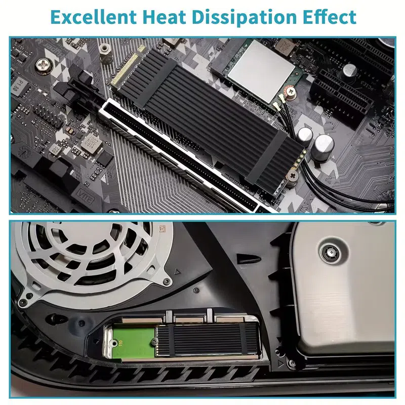 M.2 Nvme 2280 SSD Heatsink with Thermal Pads — şəkil 7
