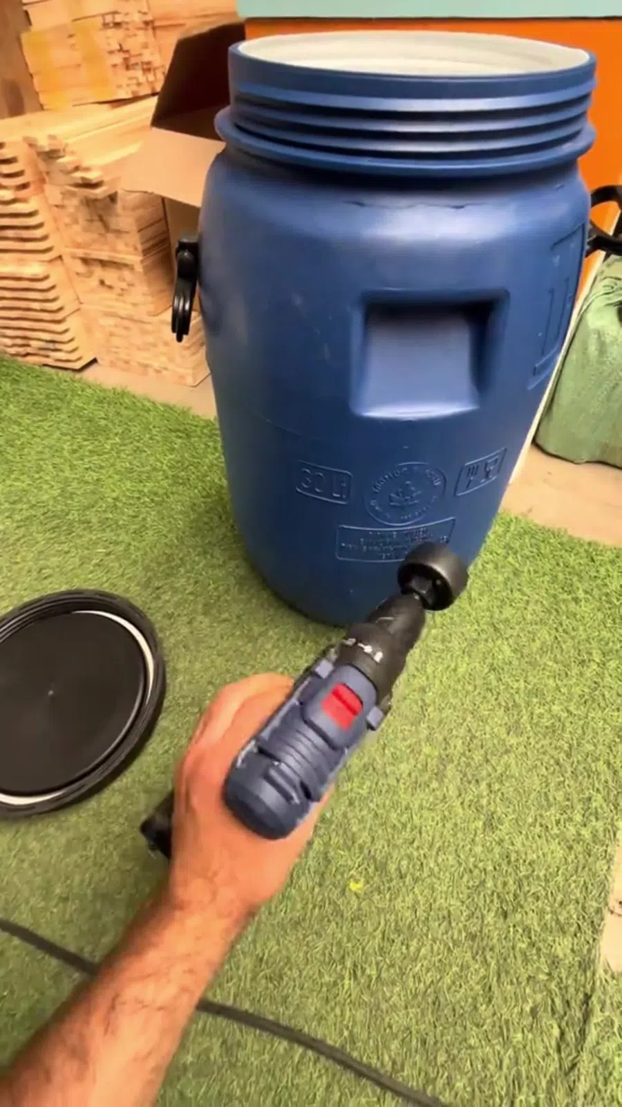 Bal üçün qida dərəcəli plastik və metal bidonlar — şəkil 3