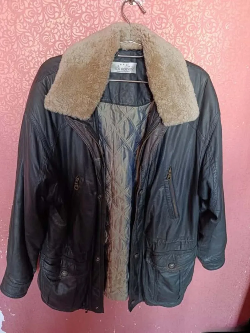 ROY ROBSON brendindən xəz boyunlu layka jacket