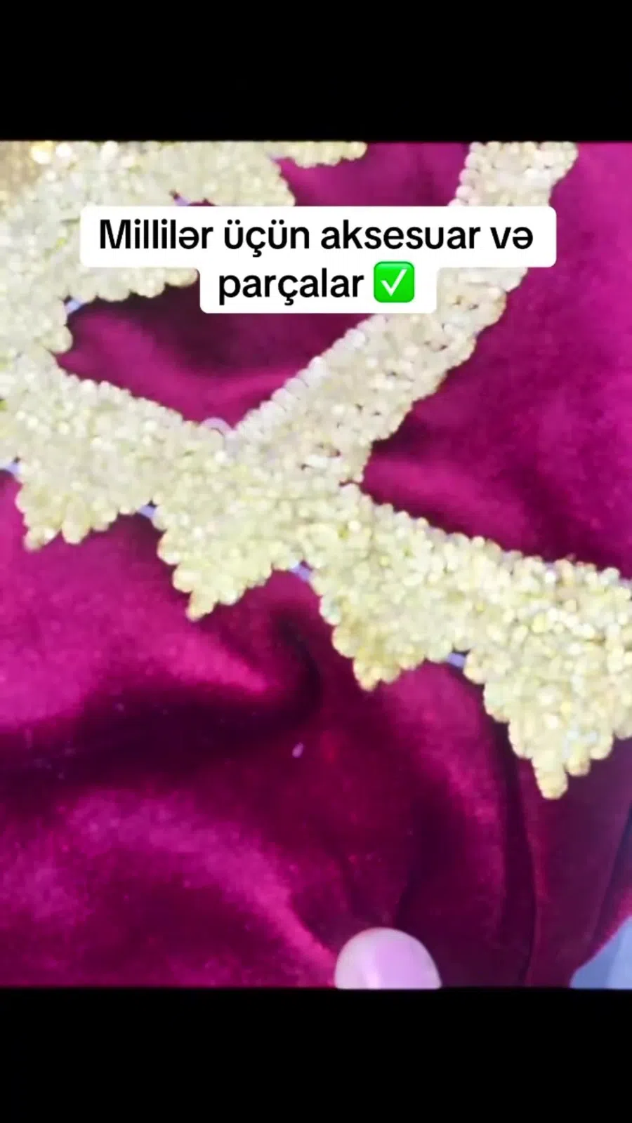 Milli geyim üçün parça və dekor materialları — şəkil 16