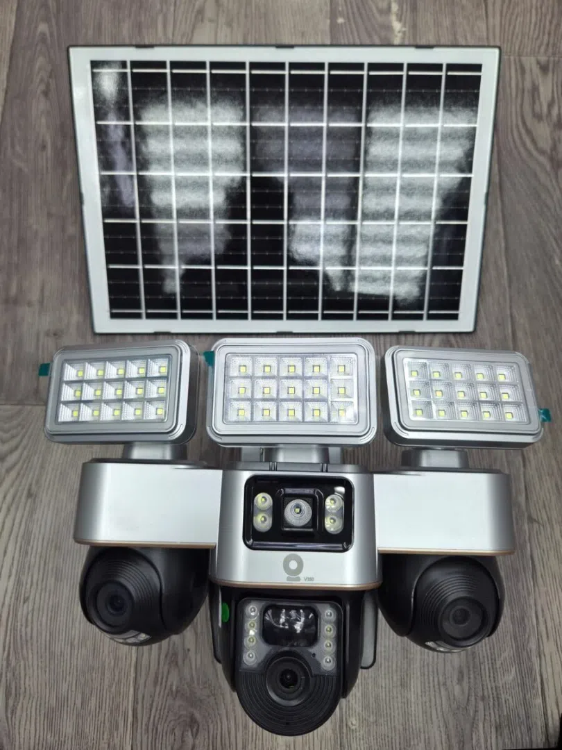 4G Solar PTZ Kamera, 12MP 4K, Simsiz, Günəş Panelli - Tenderyard
