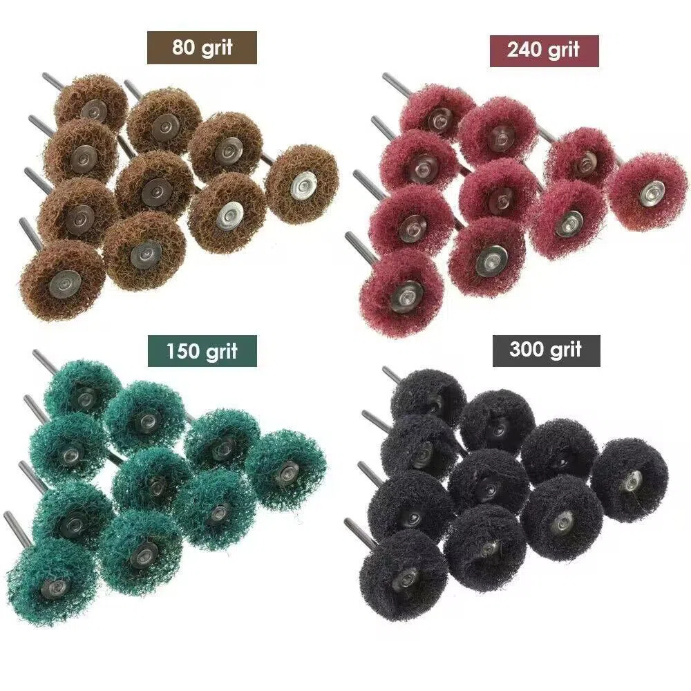 Abrasive mini brushes for drill — şəkil 2