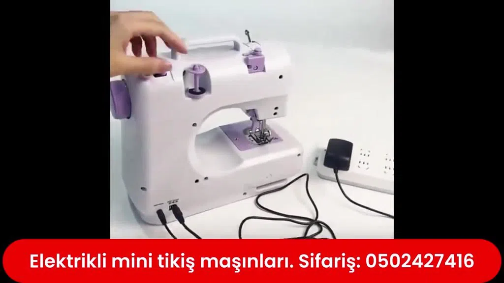 Elektrikli mini tikiş maşını — şəkil 18