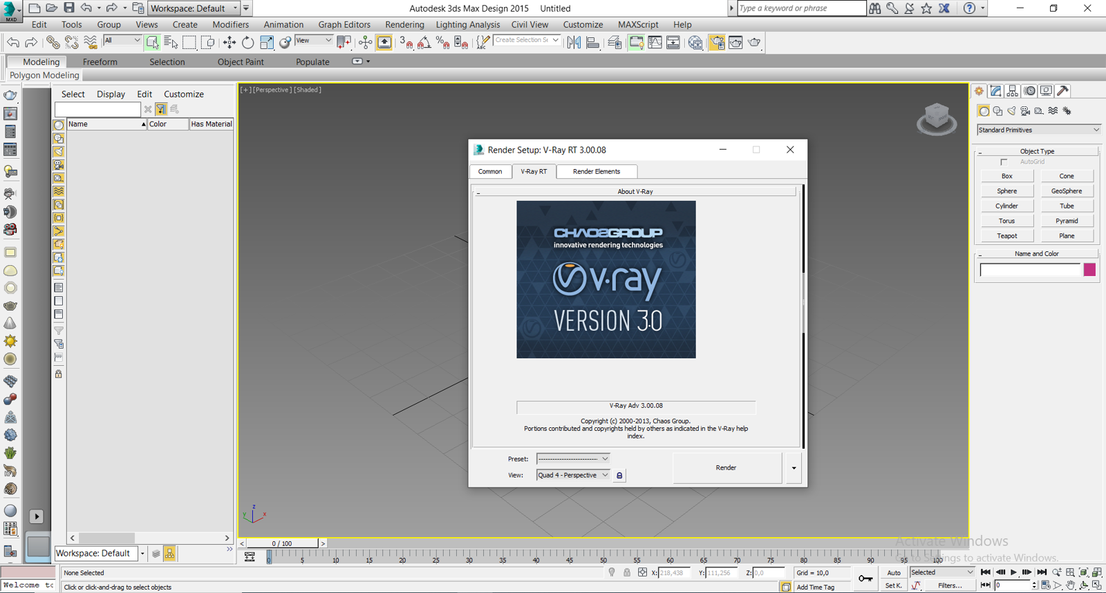 "Autodesk 3ds Max Design + VRay Adv" proqramı — şəkil 9