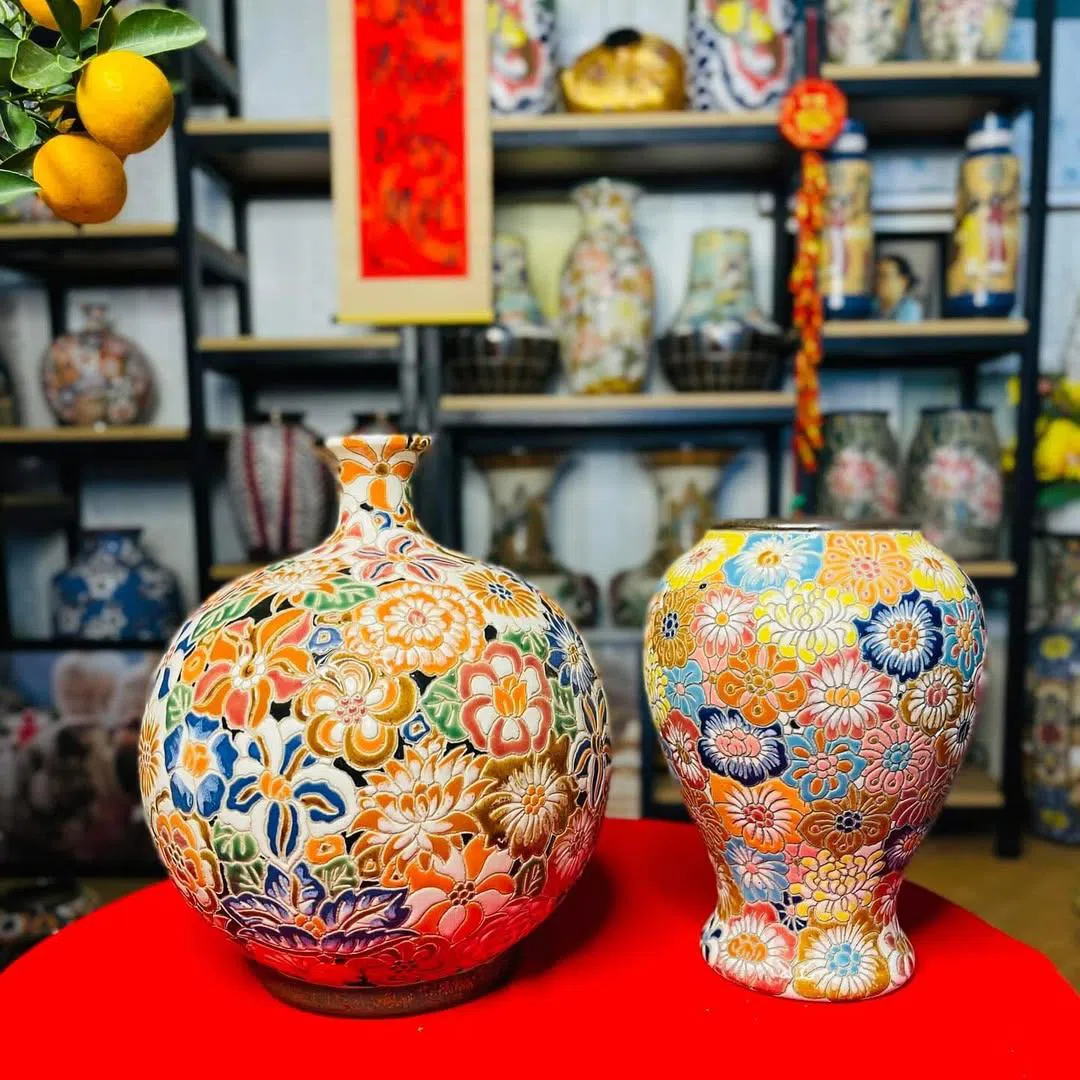 Keramika güldan, Qarışıq rəng