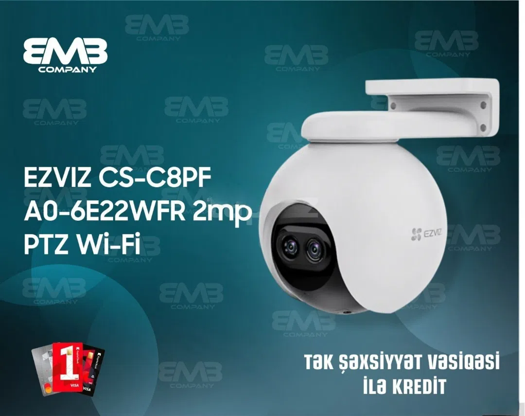 Ezviz CS-C8PF 2MP PTZ Wi-Fi Təhlükəsizlik Kamerası - Tenderyard