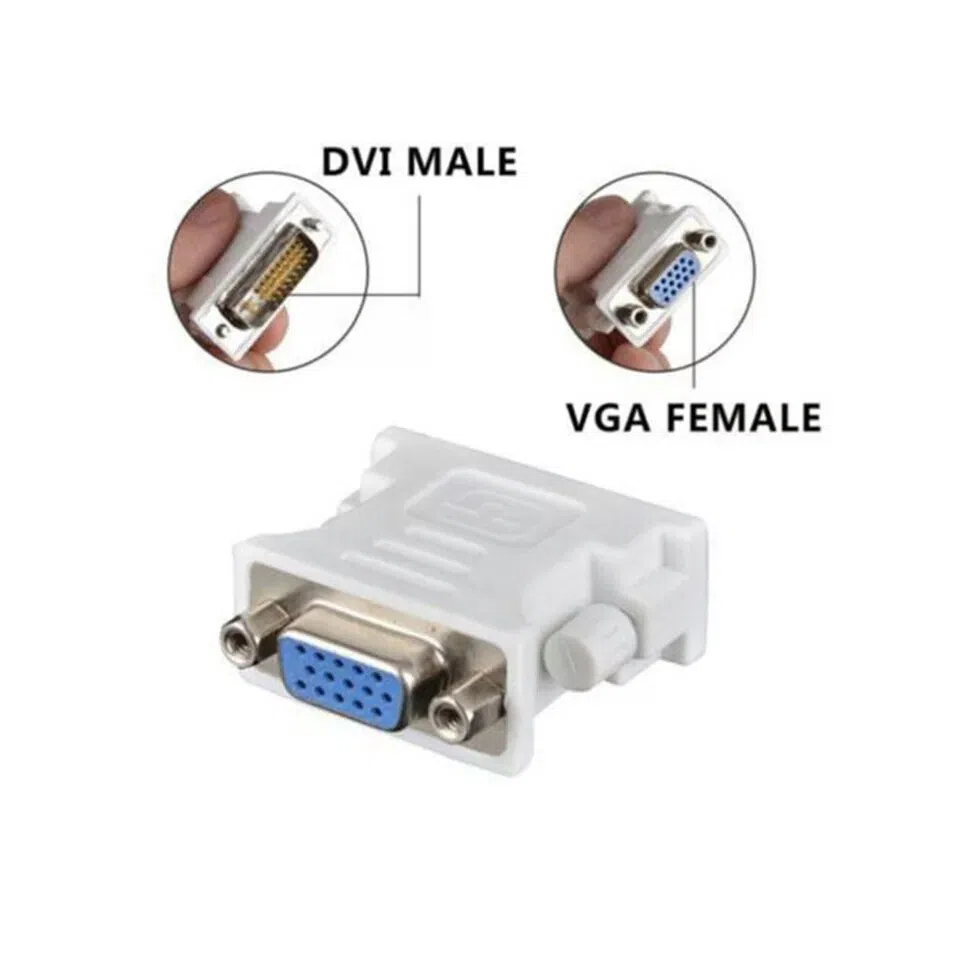 DVI/24 + 1 to VGA Adapter Converter - Tenderyard