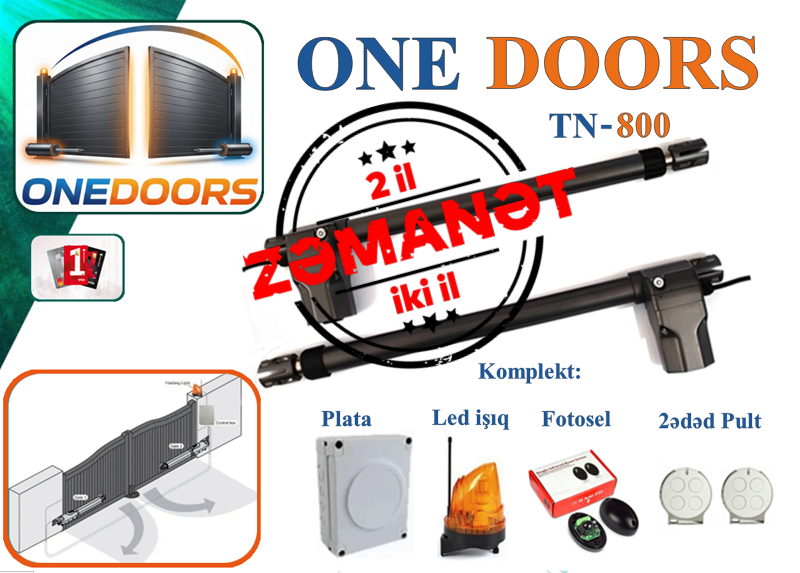 Avtomatik darvaza qolları TN-800 kq