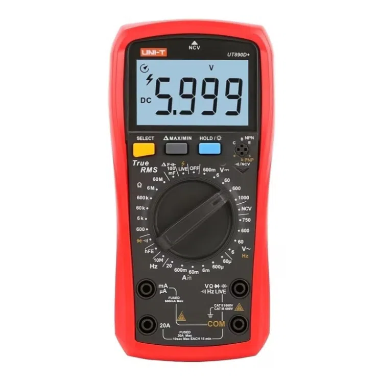 UNI-T UT890D+ Rəqəmsal Multimetr — şəkil 2