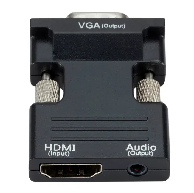 HDMI-compatible Female to VGA Male Converter Adapter — şəkil 8