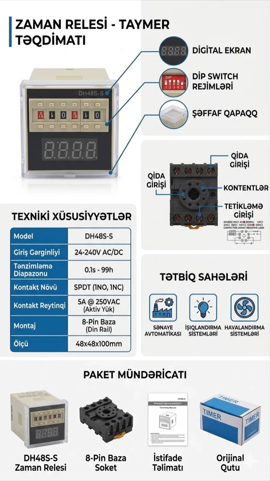 Time relay timer - Tenderyard