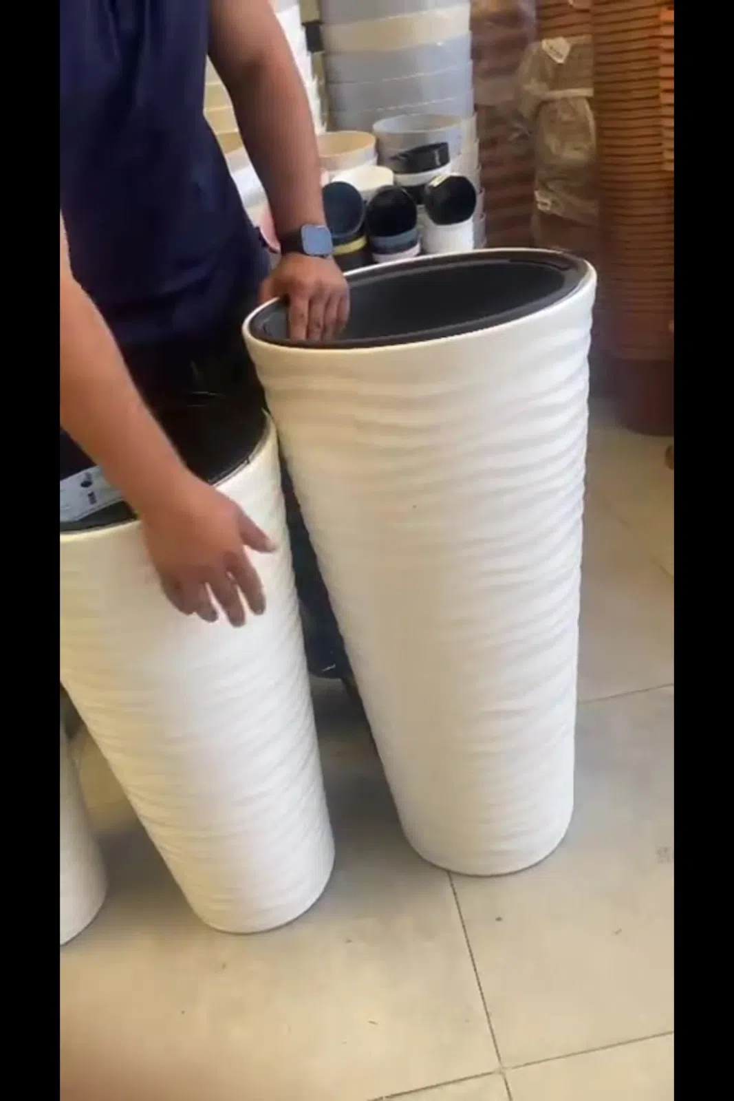 Plastik vazo dibçəklər — şəkil 9