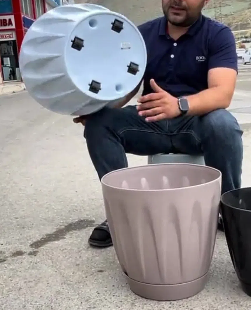 Plastik yumru dibçəklər — şəkil 10