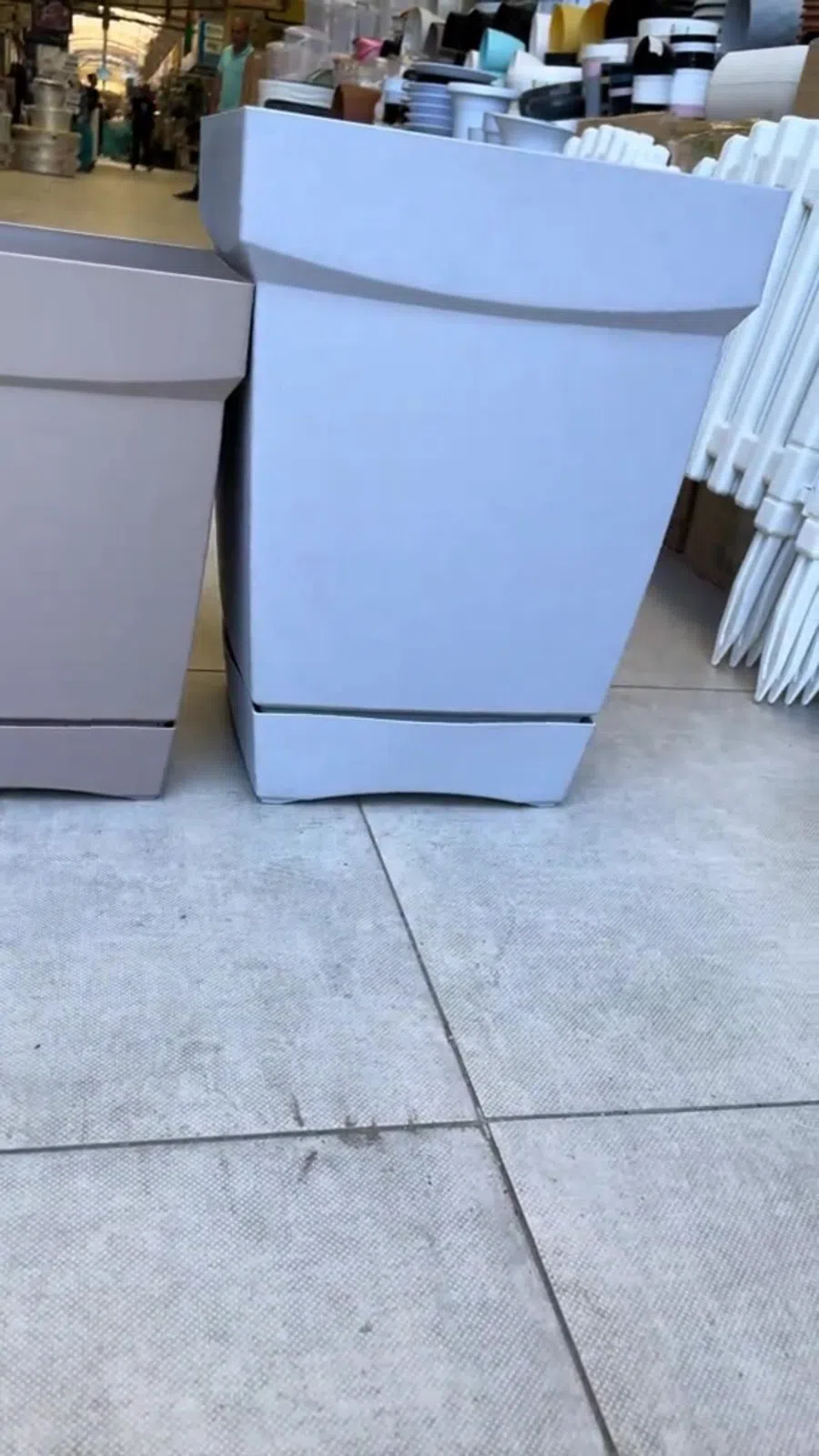 Plastik kvadrat dibçəklər — şəkil 8