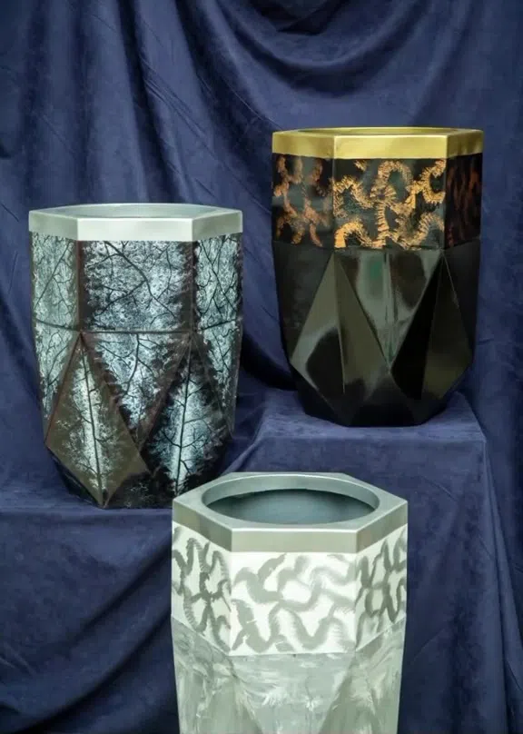Fiberglass dibçəklər, yüngül və davamlı bitki qabları — şəkil 9