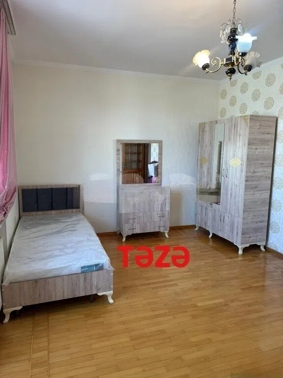 Laminate material bedroom set, Beige color - Tenderyard