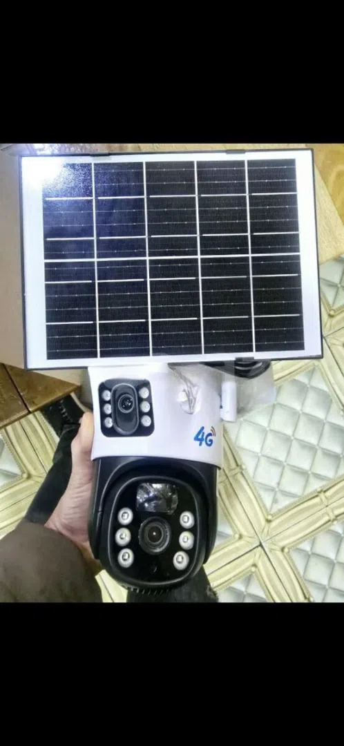 4G SIM kartlı solar PTZ 2 kameralı təhlükəsizlik sistemi — şəkil 1