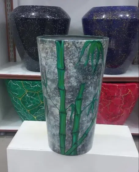 Fiberglass dibçəklər, yüngül və davamlı bitki qabları — şəkil 14
