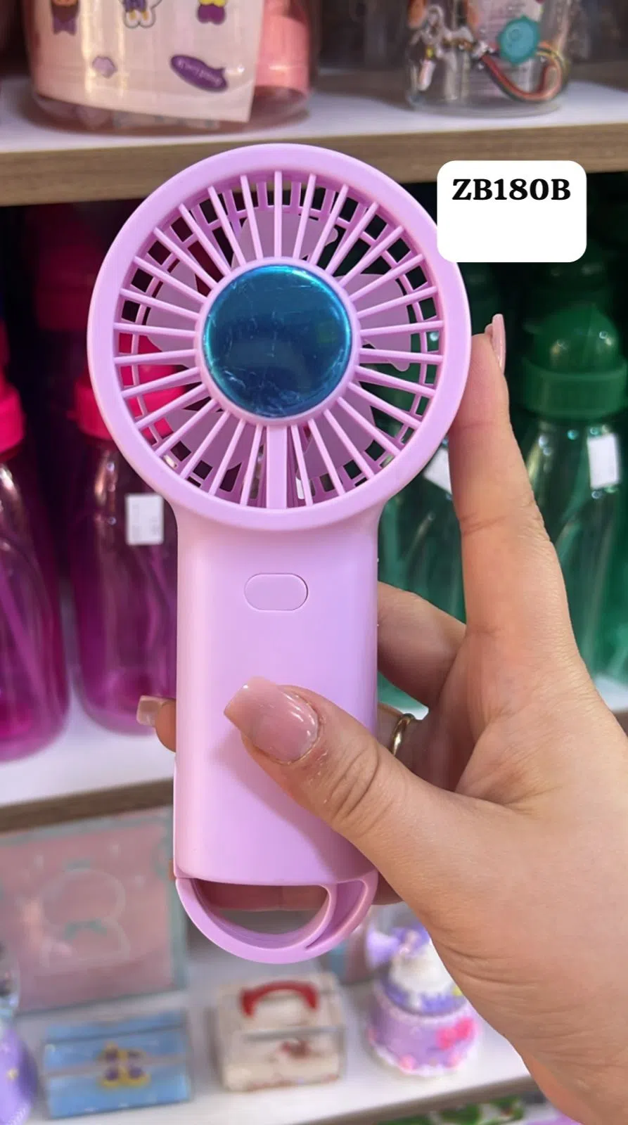 Mini əl ventilyatoru, USB şarjlı və akkumulyatorlu — şəkil 3