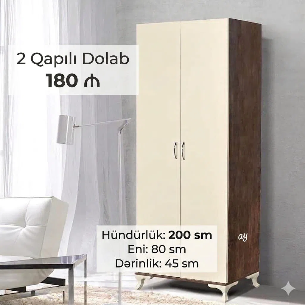 2 qapılı dolab — şəkil 1