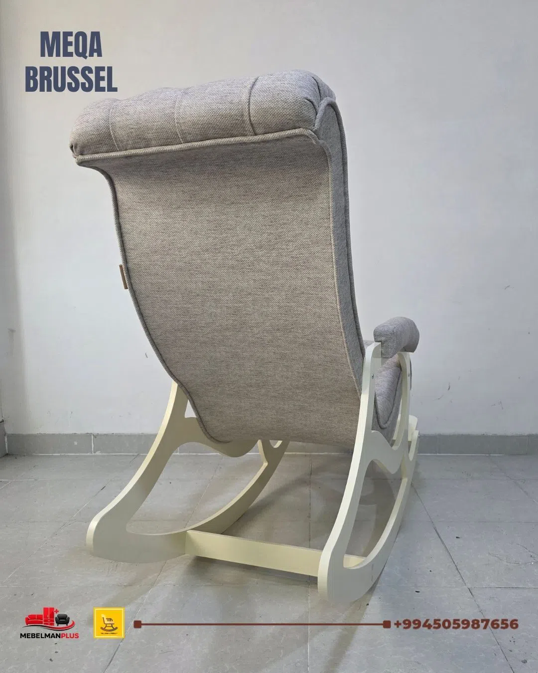 Kreslo, Gümüşü rəng — şəkil 9