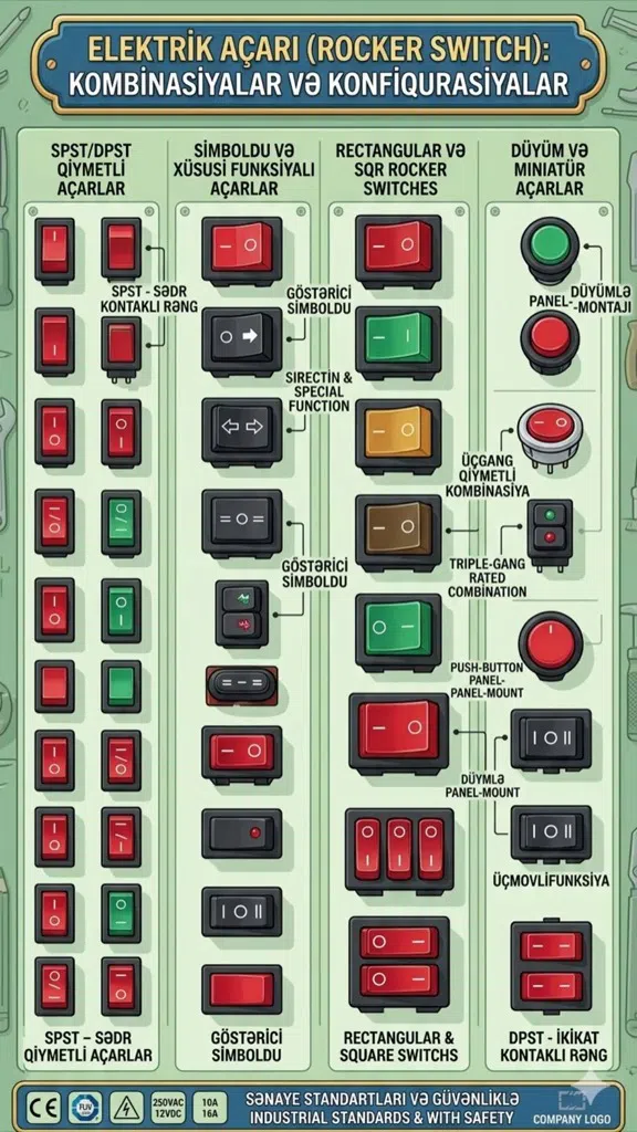 Rocker switch electrical switches - Tenderyard