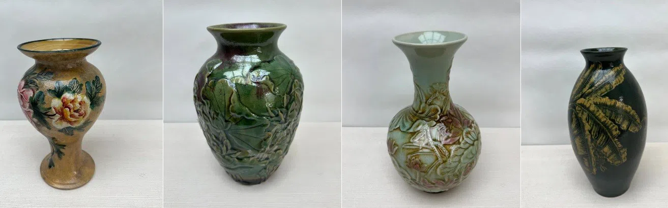 Keramika güldan, Qarışıq rəng