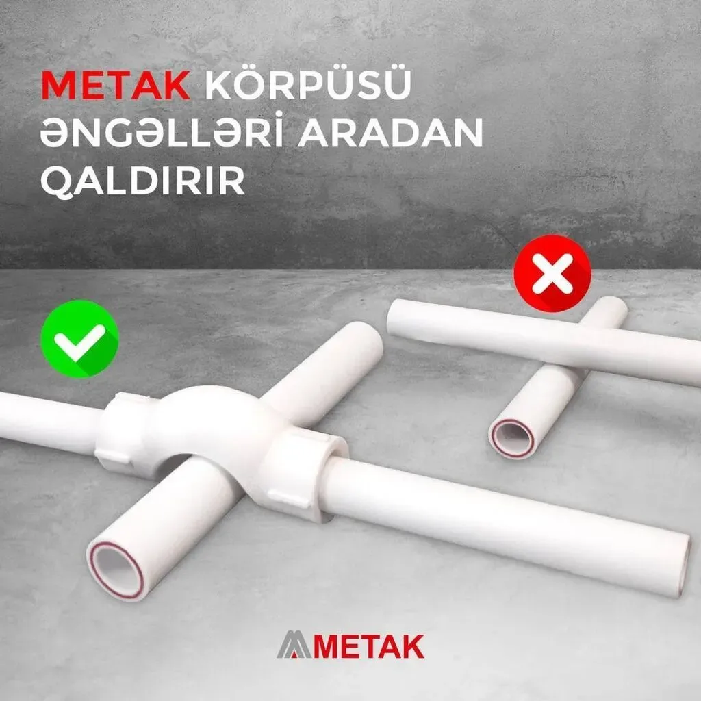 Metak PPR Su Boruları (Rulon)