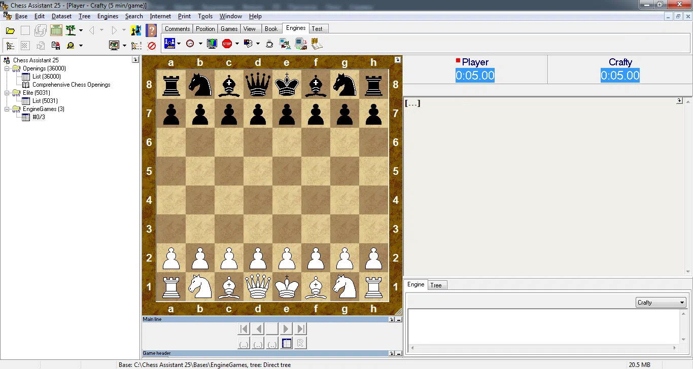 "Chess Assistant 25" şahmat proqramı — şəkil 1