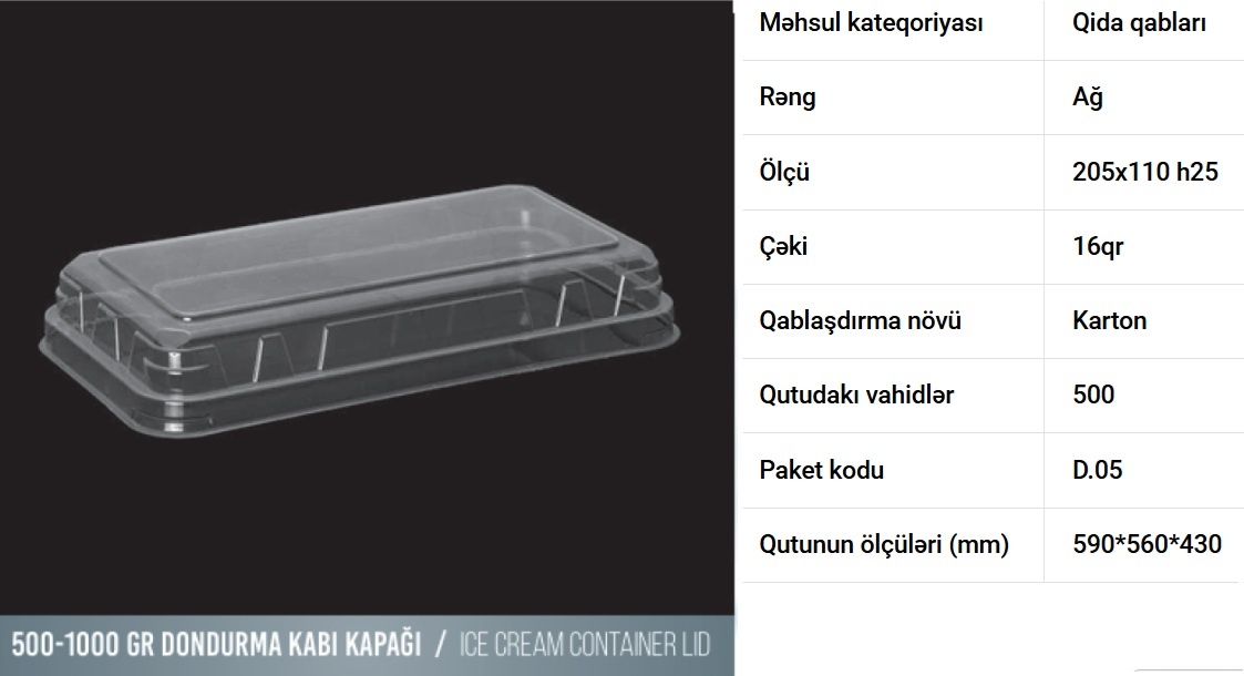 Dondurma-qida qabları və qapaqları — şəkil 5