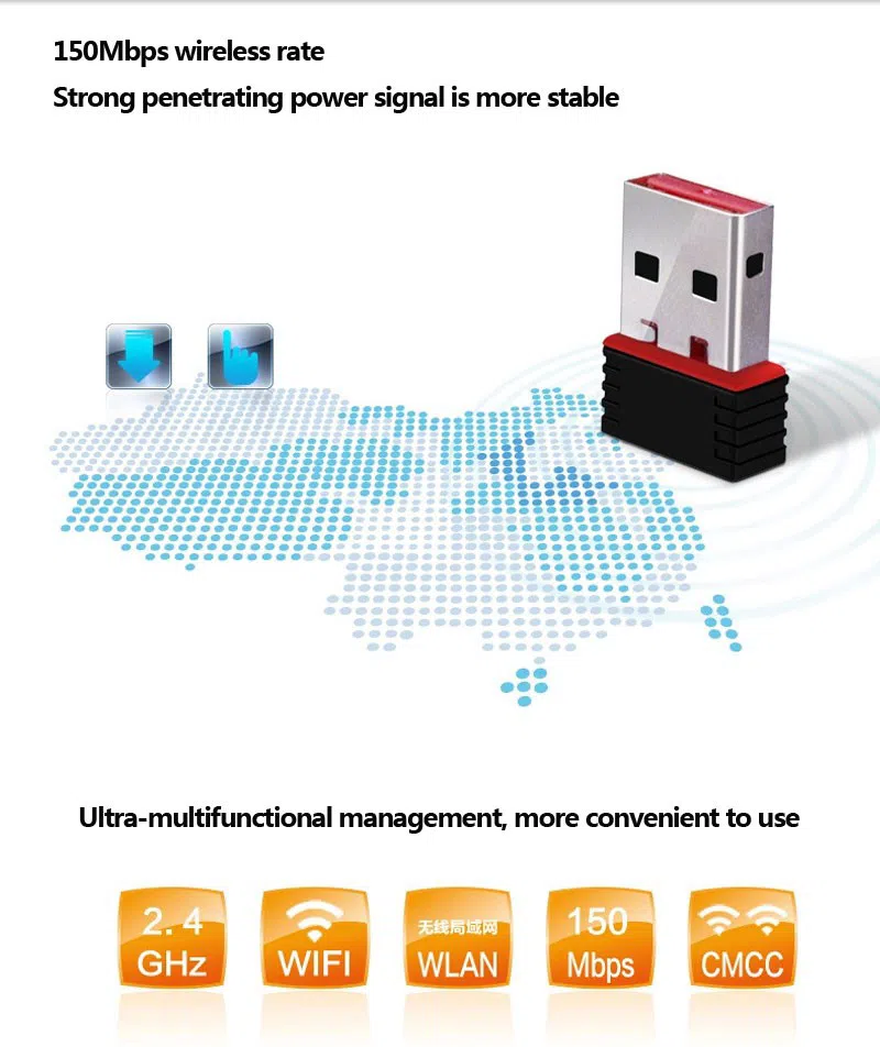 Realtek RTL8188 Wireless LAN 802.11n USB 2.0 Network Adapter — şəkil 10