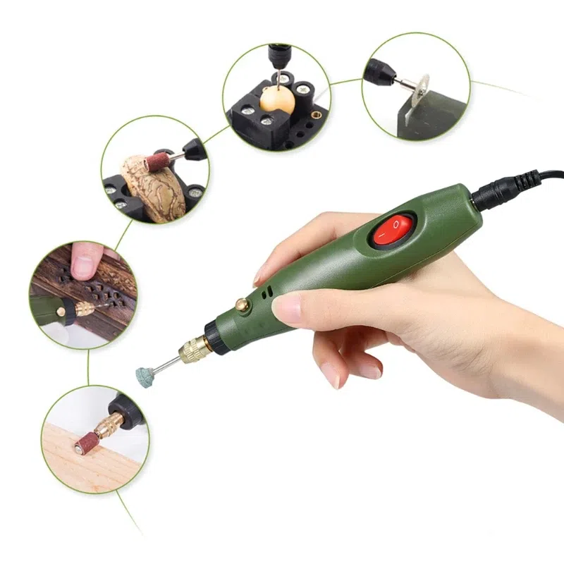 Electric mini drill for jewelry making — şəkil 3