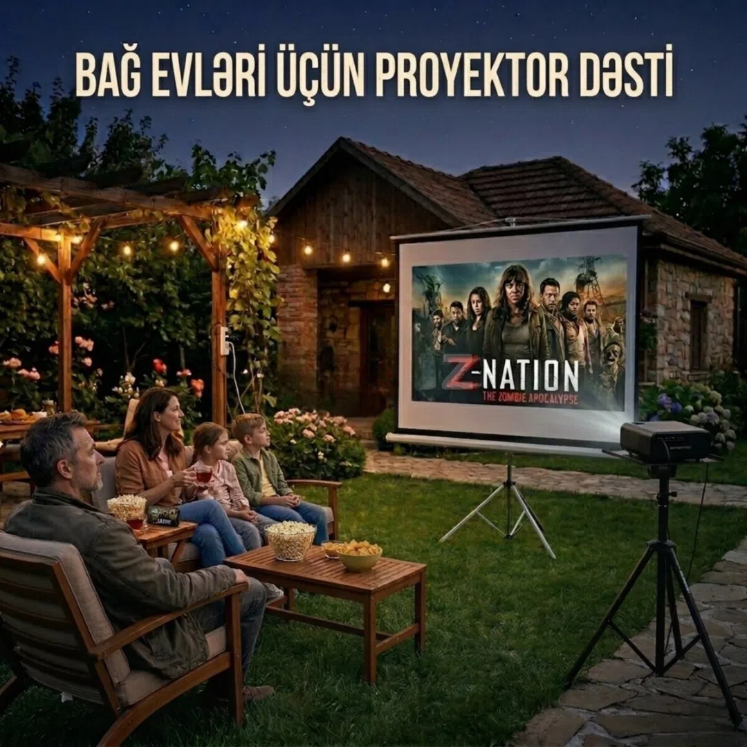 Bağ evləri üçün tam proyektor dəsti
