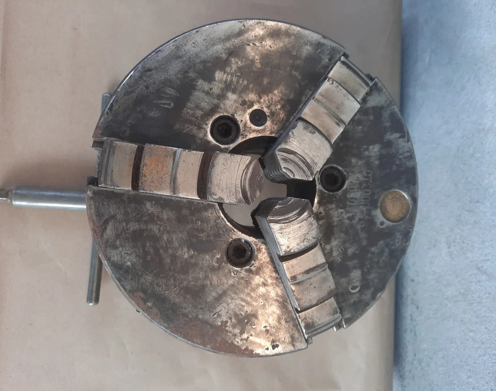 3-jaw chuck for lathe 200mm - Tenderyard