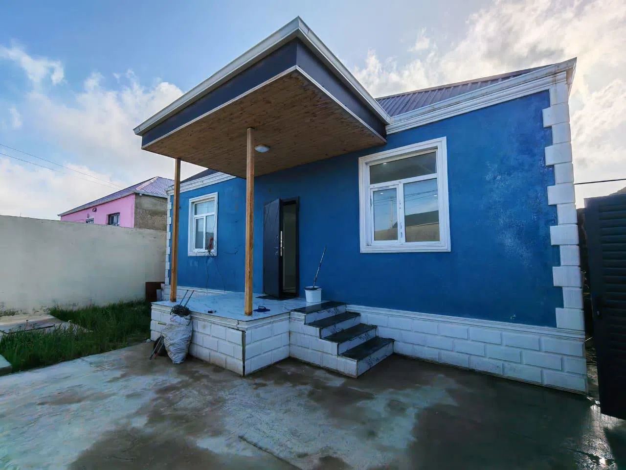 3 otaqlı həyət evi 90 m² - 2 sot torpaq sahəsində satılır