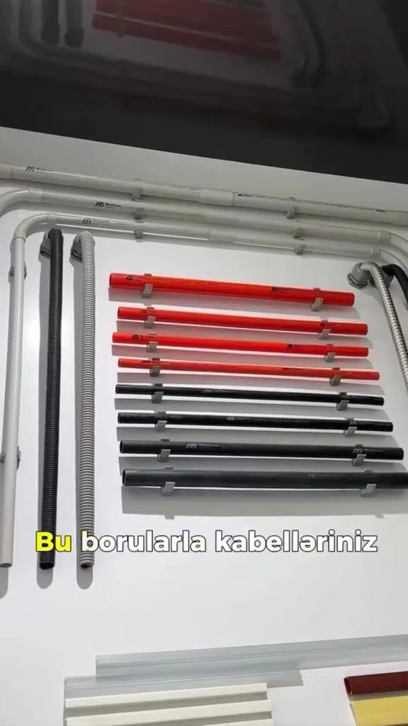 Mutlusan kabel qoruyucu borular, spiral və turuncu — şəkil 11